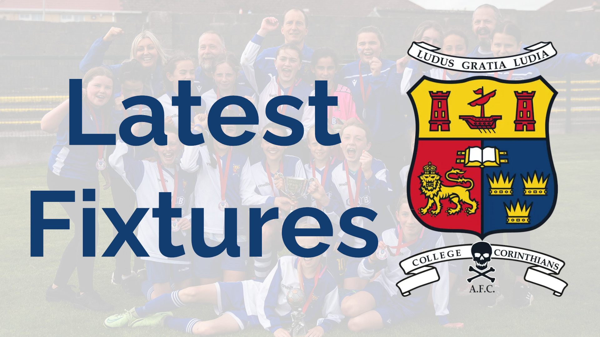 Fixtures for October 29th to 31st College Corinthians A.F.C.